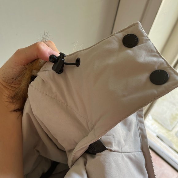 Noize “Addie” Puffer Coat in Snow, off white, faux fur hood winter coat, size M - Picture 11 of 16